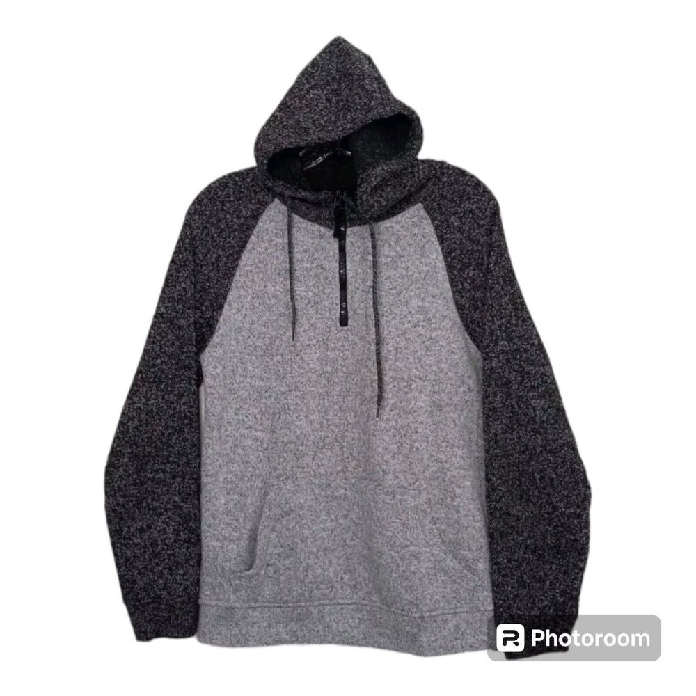 Brooklyn Cloth Hoodie Men's S Long Sleeve Gray Full Zip Casual Streetwear  Dad